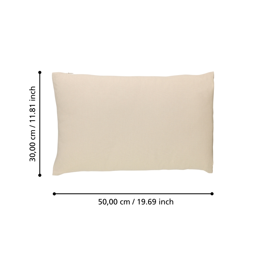 Eglo 420021 - Dekorativna blazina ILES 30x50 cm bež
