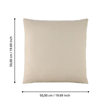 Eglo 420022 - Dekorativna blazina ILES 50x50 cm bež