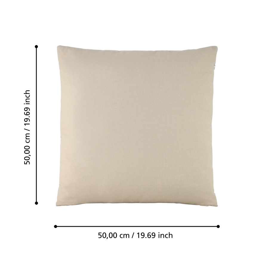 Eglo 420022 - Dekorativna blazina ILES 50x50 cm bež