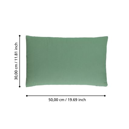 Eglo 420025 - Dekorativna blazina ILES 30x50 cm zelena