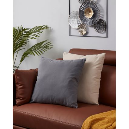 Eglo 420028 - Dekorativna blazina ILES 50x50 cm siva