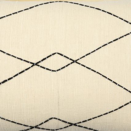 Eglo 420042 - Okrasna blazina CHEVERY 35x60 cm bežna/črna
