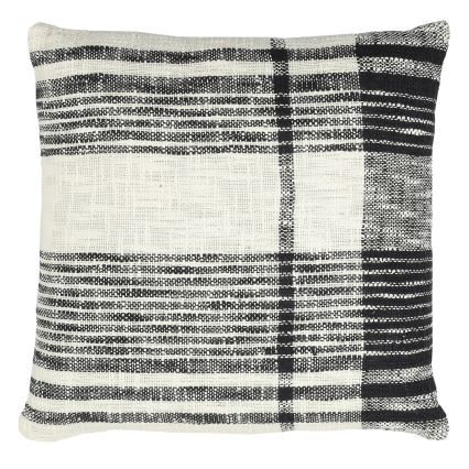 Eglo 420061 - Dekorativna blazina CHEVERY 45x45 cm kremna/črna