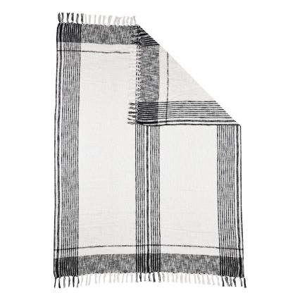 Eglo 420063 - Pregrinjalo za posteljo CHEVERY 170x130 cm belo/sivo