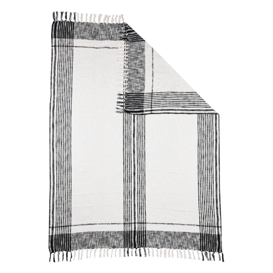 Eglo 420063 - Pregrinjalo za posteljo CHEVERY 170x130 cm belo/sivo