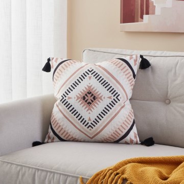 Eglo 420079 - Dekorativna blazina CHEVERY 45x45 cm bežna/črna