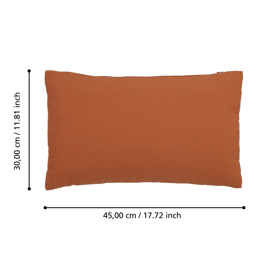 Eglo 420086 - Dekorativna blazina ILES 30x45 cm oranžna