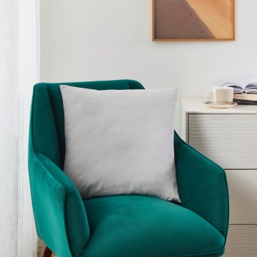 Eglo 420091 - Dekorativna blazina ILES 50x50 cm siva