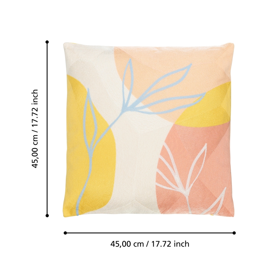 Eglo 420243 - Dekorativna blazina BERHALA 45x45 cm večbarvna