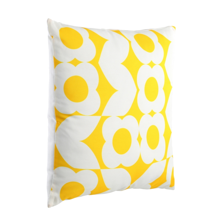 Eglo 420245 - Okrasna blazina TSUNAN 45x45 cm rumena