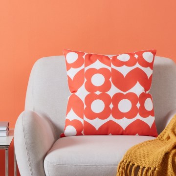 Eglo 420247 - Dekorativna blazina TSUNAN 45x45 cm oranžna