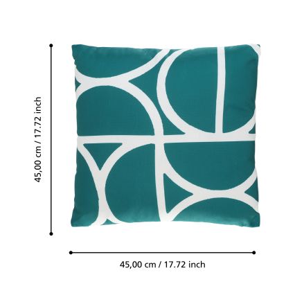 Eglo 420249 - Dekorativna blazina TSUNAN 45x45 cm zelena