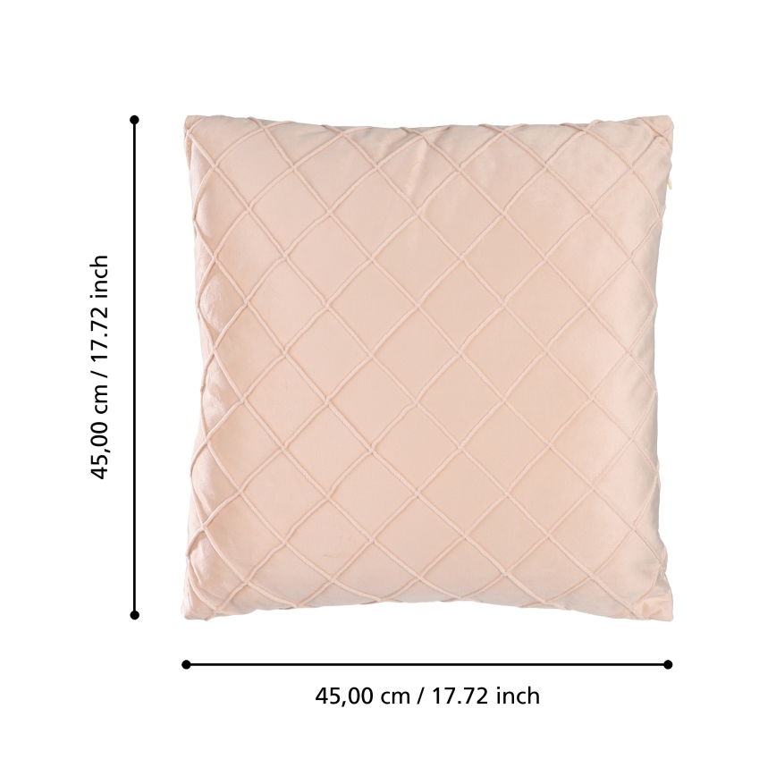 Eglo 420253 - Okrasna blazina SHOURA 45x45 cm rožnata