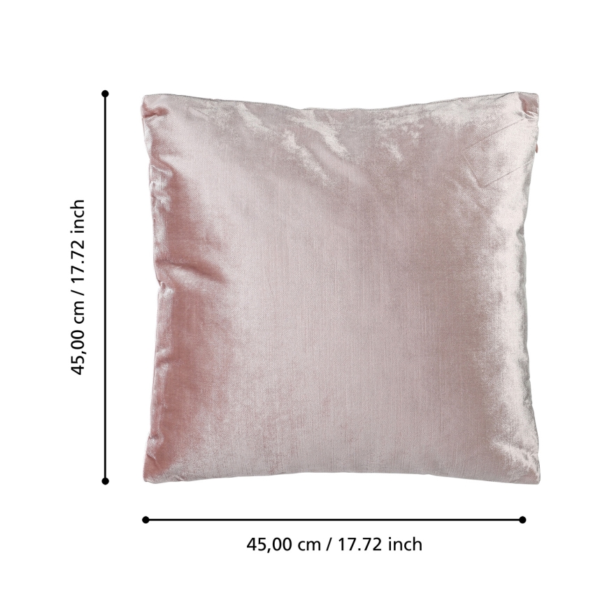 Eglo 420268 - Dekorativna blazina SINGU 45x45 cm rožnata