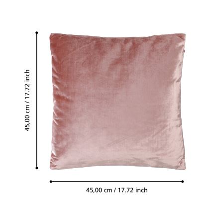 Eglo 420269 - Dekorativna blazina SINGU 45x45 cm rožnata