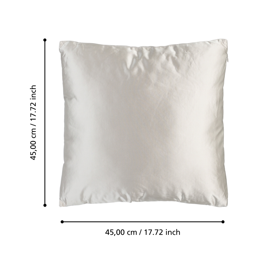 Eglo 420273 - Okrasna blazina KYONAN 45x45 cm siva