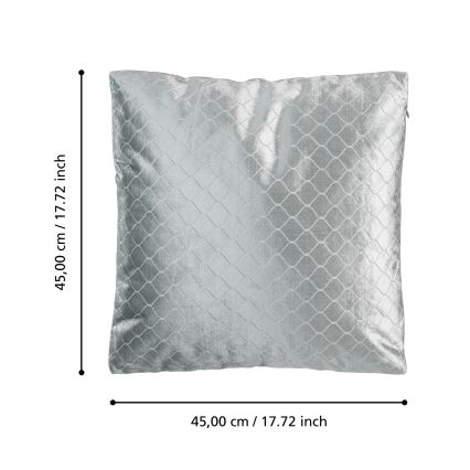 Eglo 420283 - Okrasna blazina SINGU 45x45 cm siva
