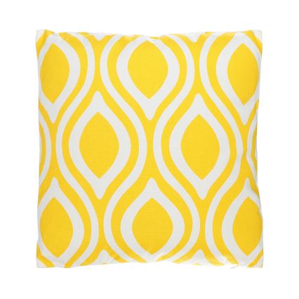 Eglo 420293 - Dekorativna blazina CHEVERY 45x45 cm rumena