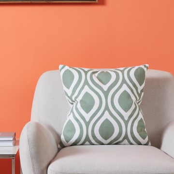 Eglo 420294 - Dekorativna blazina CHEVERY 45x45 cm zelena