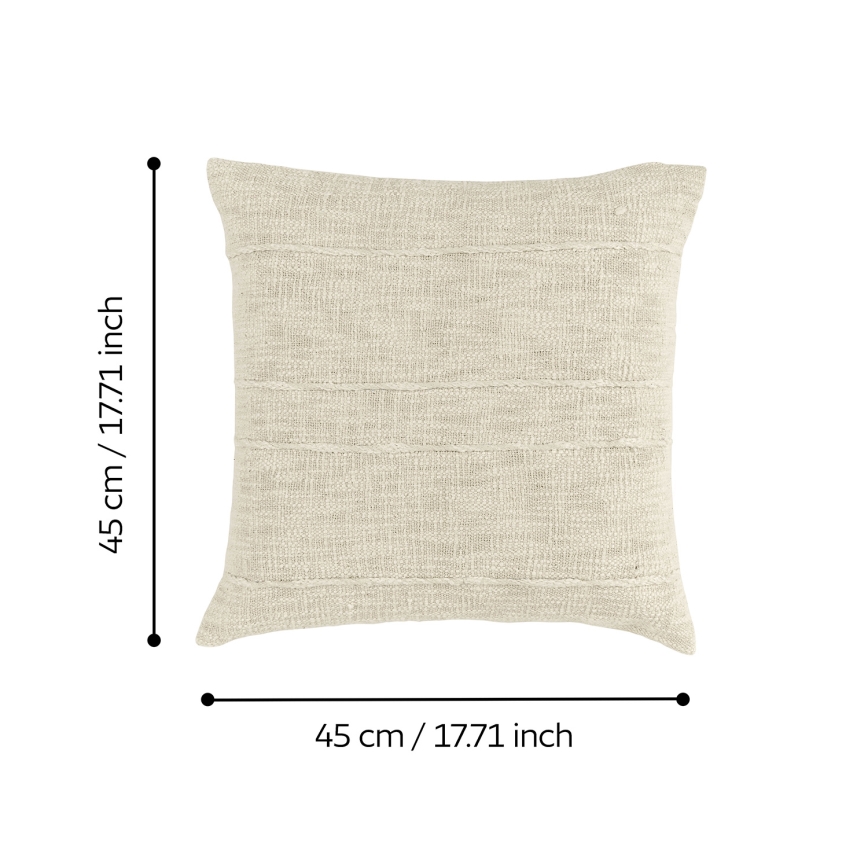 Eglo 420335 - Dekorativna blazina SHILABO 45x45 cm bež
