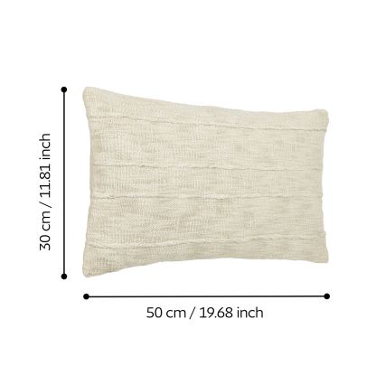 Eglo 420336 - Okrasna blazina SHILABO 50x30 cm v bež barvi