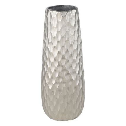 Eglo - Kovinska vaza 31x12 cm srebrna