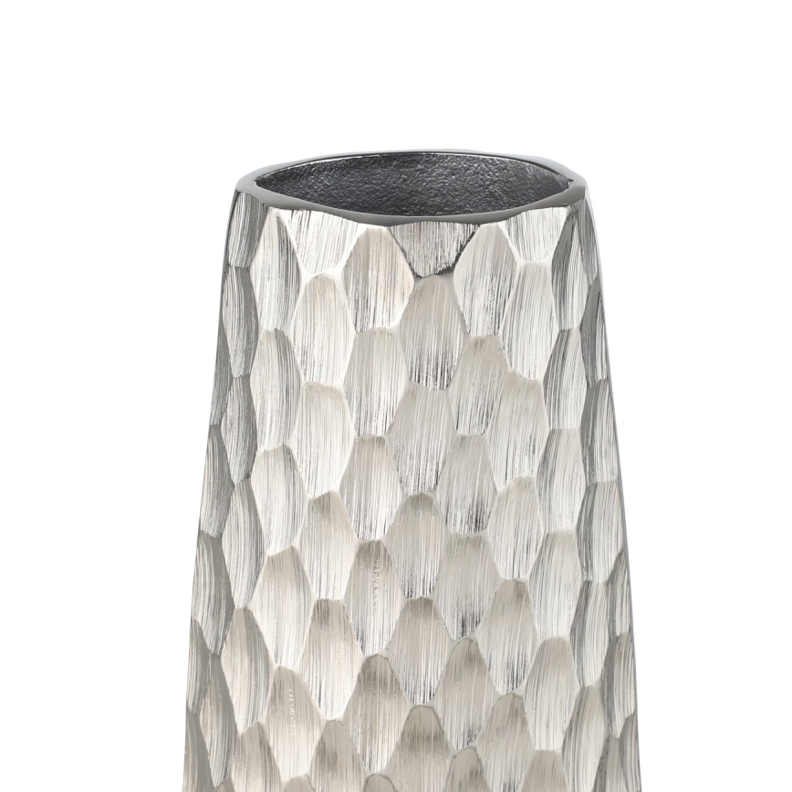 Eglo - Kovinska vaza 31x12 cm srebrna