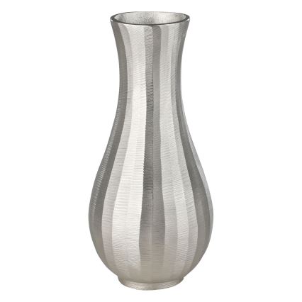 Eglo - Kovinska vaza 28,5x13 cm srebrna