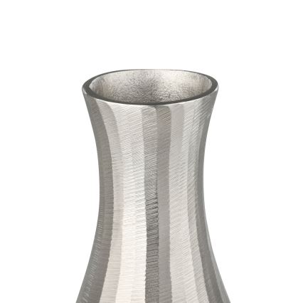 Eglo - Kovinska vaza 28,5x13 cm srebrna