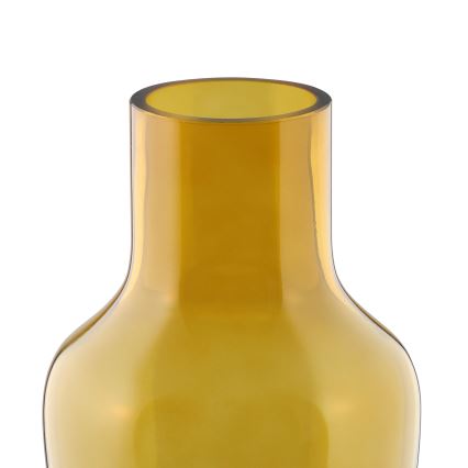 Eglo 421223 - Steklena vaza SIRANANA 25x13,3 cm rumena/dimna