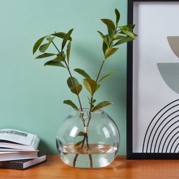 Eglo 421241 - Steklena vaza MAROSAVA 17x20 cm siva/dimna