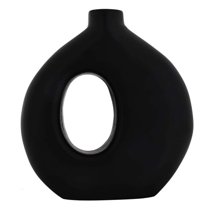 Eglo - Lesena vase 16,5x18 cm črna
