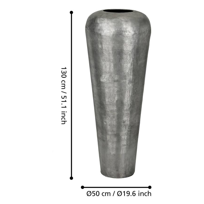 Eglo 421335 - Kovinska vaza MIYAZAKI 130x50 cm siva