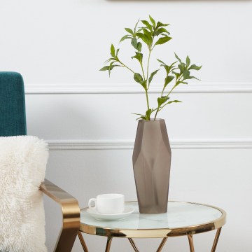 Eglo 421345 - Steklena vaza CLONONY 30x12 cm, rjava