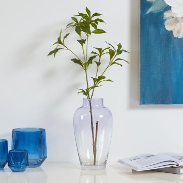 Eglo 421356 - Steklena vaza KENYASI 27x15,5 cm vijolična