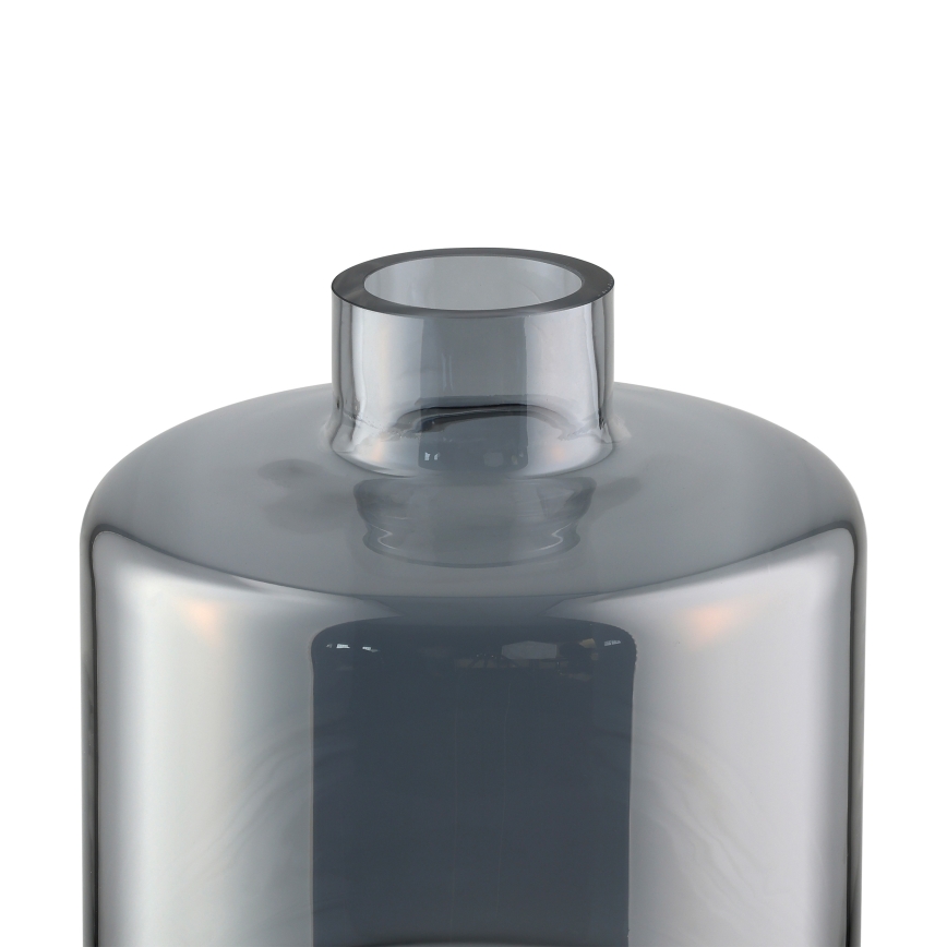 Eglo 421385 - Steklena vaza NABAS 24,5x21 cm črna/dimna