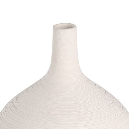 Eglo - Keramična vaza 22x16 cm bela/zlata