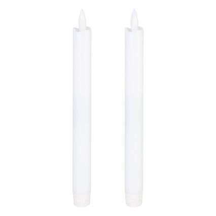 Eglo - SET 2x LED Sveča LED/1xAAA 24,5 cm bela