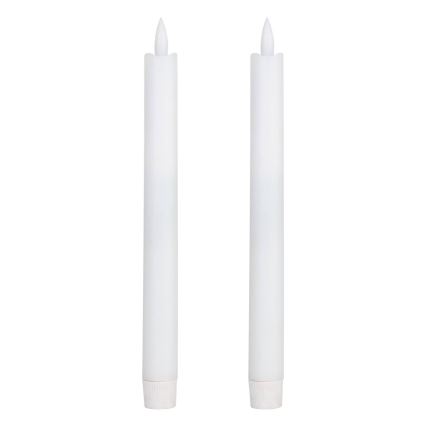 Eglo - SET 2x LED Sveča LED/1xAAA 24,5 cm bela