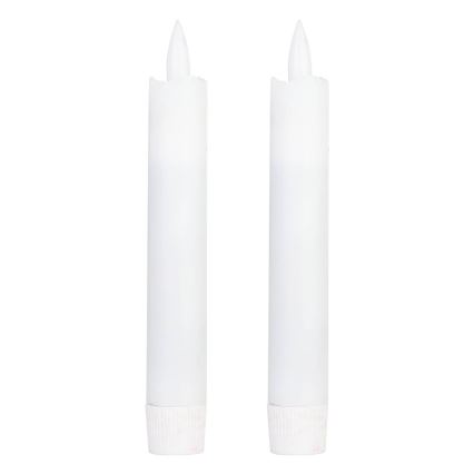 Eglo - SET 2x LED Sveča LED/1xAAA 15 cm bela