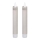 Eglo 422223 - SET 2x LED Sveča ANTANABE LED/1xAAA 15 cm siva