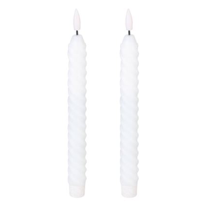Eglo - SET 2x LED Sveča LED/1xAAA 25 cm bela