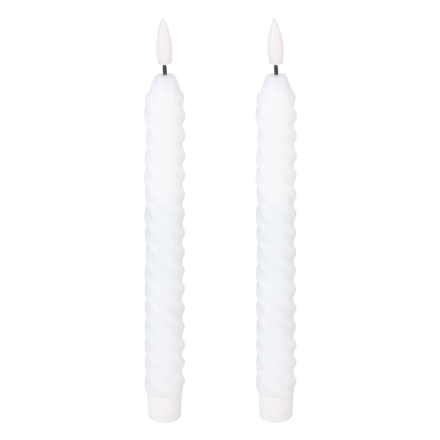 Eglo - SET 2x LED Sveča LED/1xAAA 25 cm bela