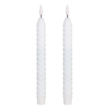 Eglo - SET 2x LED Sveča LED/1xAAA 25 cm bela
