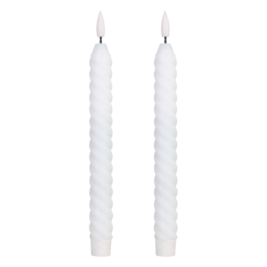 Eglo - SET 2x LED Sveča LED/1xAAA 25 cm bela