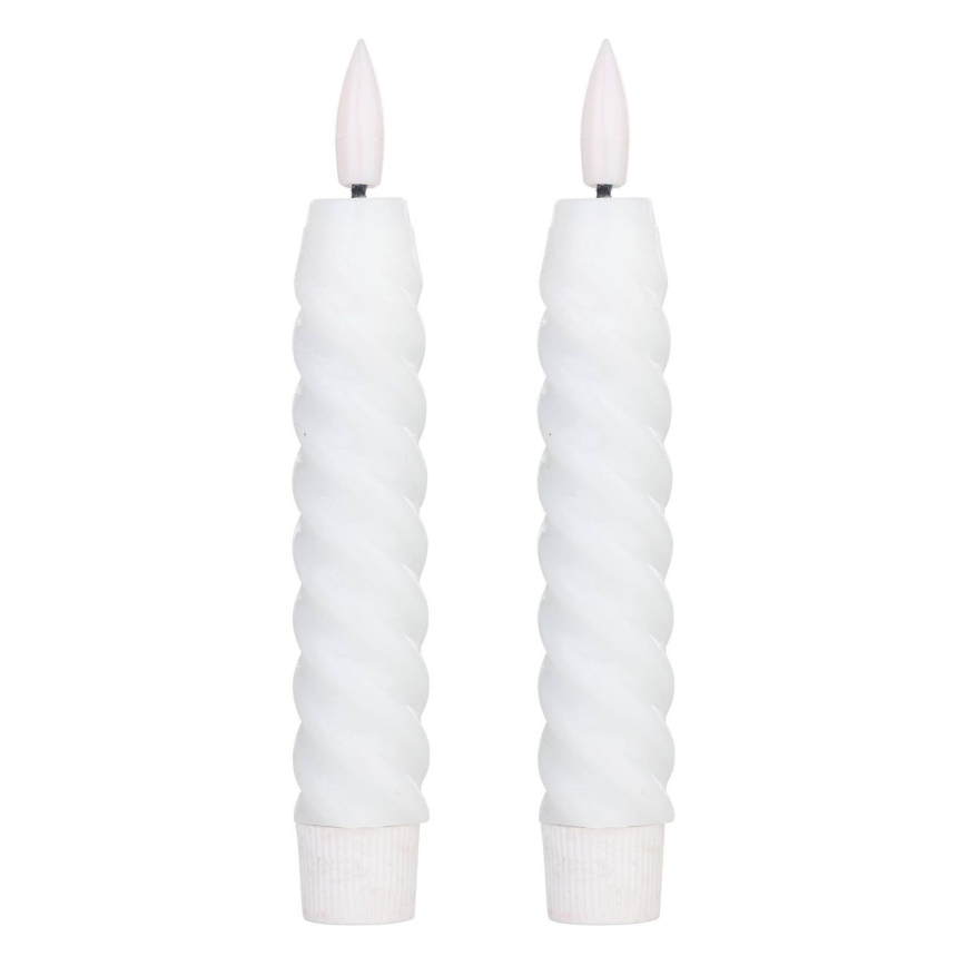 Eglo - SET 2x LED Sveča LED/1xAAA 15 cm bela
