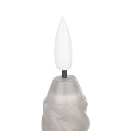 Eglo - SET 2x LED Sveča LED/1xAAA 25 cm siva