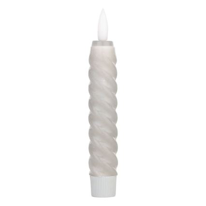 Eglo - SET 2x LED Sveča LED/1xAAA 15 cm siva