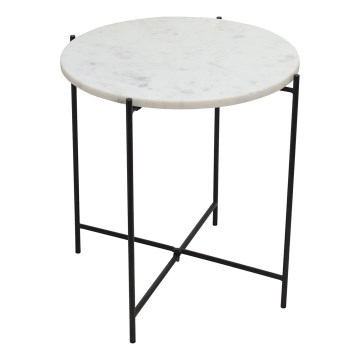 Eglo 424001 - Stranska mizica TOWADA 44 cm marmor/črna