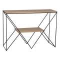 Eglo 424016 - Stranska mizica OTAWARA 77x106 cm rjava/črna